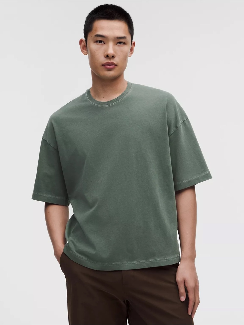 Lululemon heavyweight boxy t-shirt L